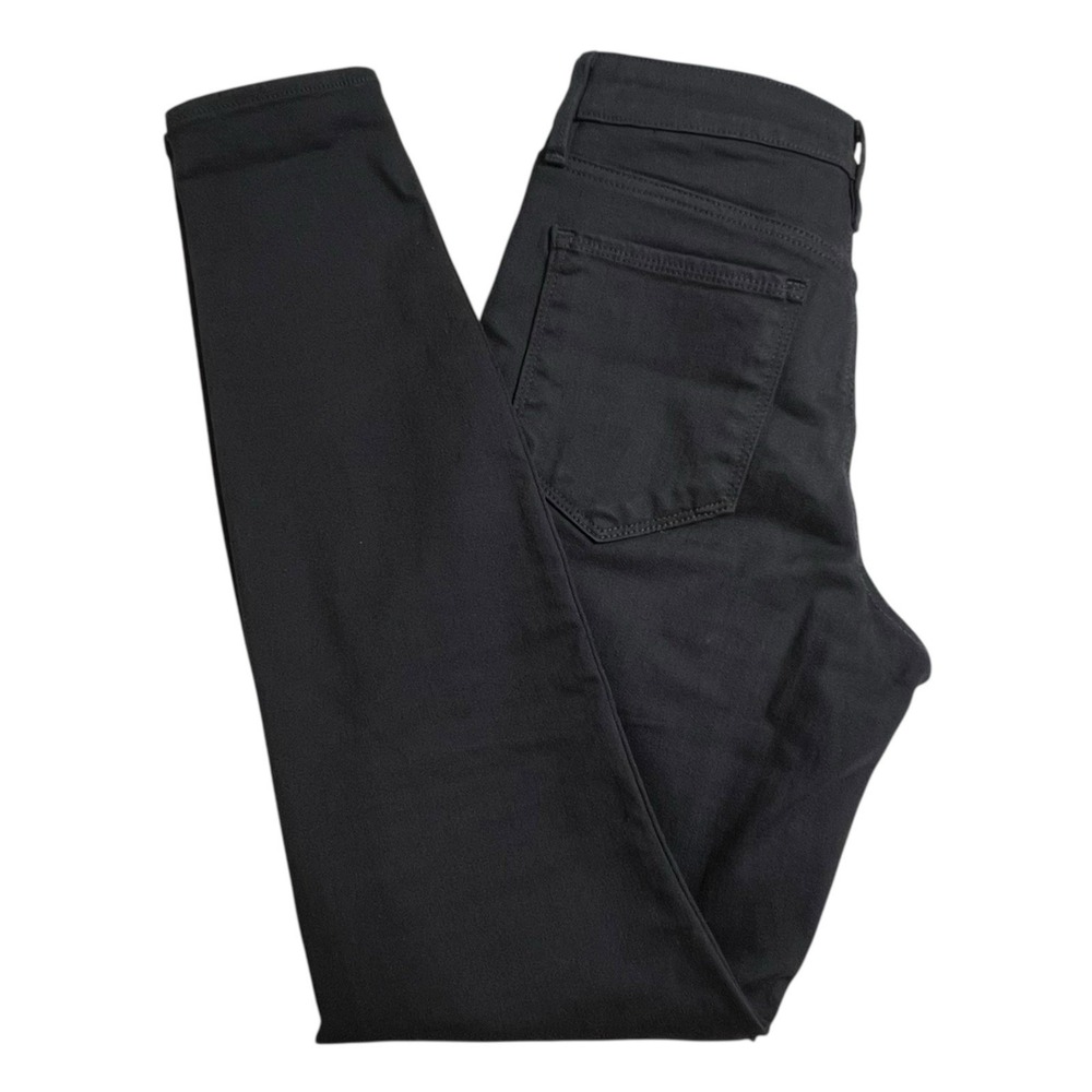 Athleta Womens‎ 4 Sculptek Black Flex Ultra Skinny Jeans Mid Rise Stretch